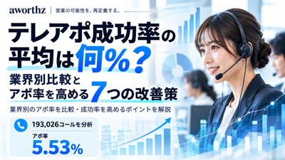 テレアポ成功率の平均は何％？業界別比較とアポ率を高める7つの改善策